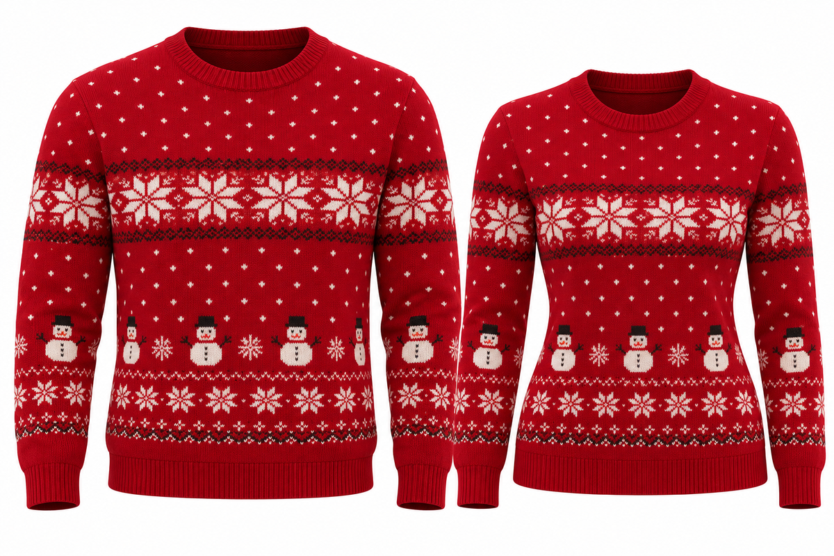 Sweater Snowman Adulto