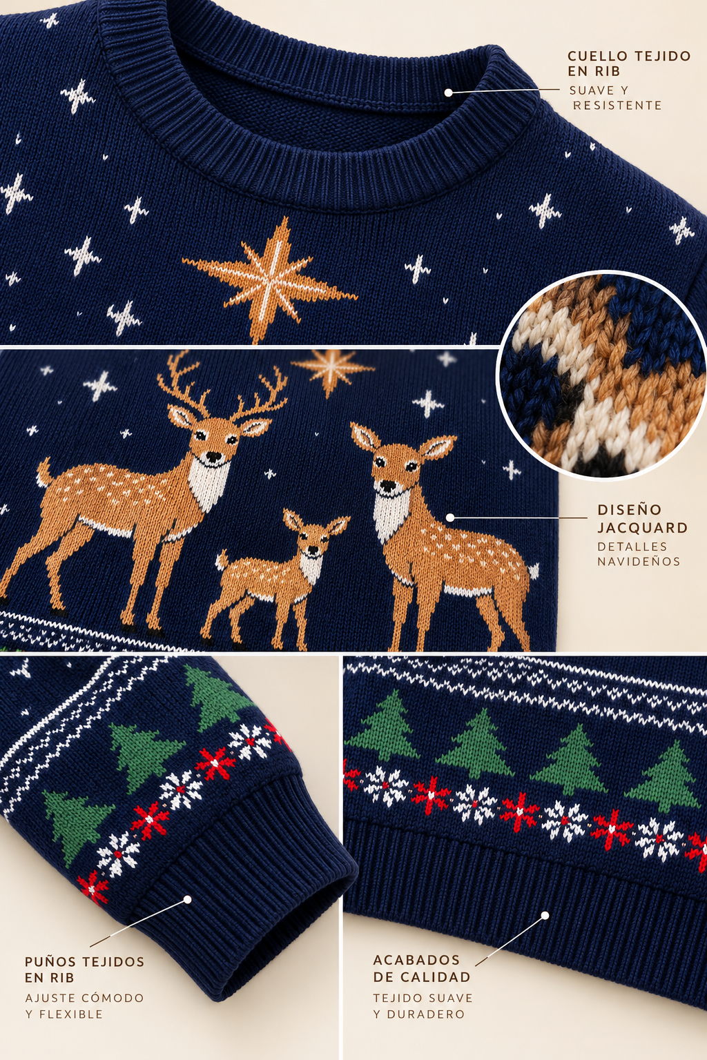 Sweater Rudolph Adultos