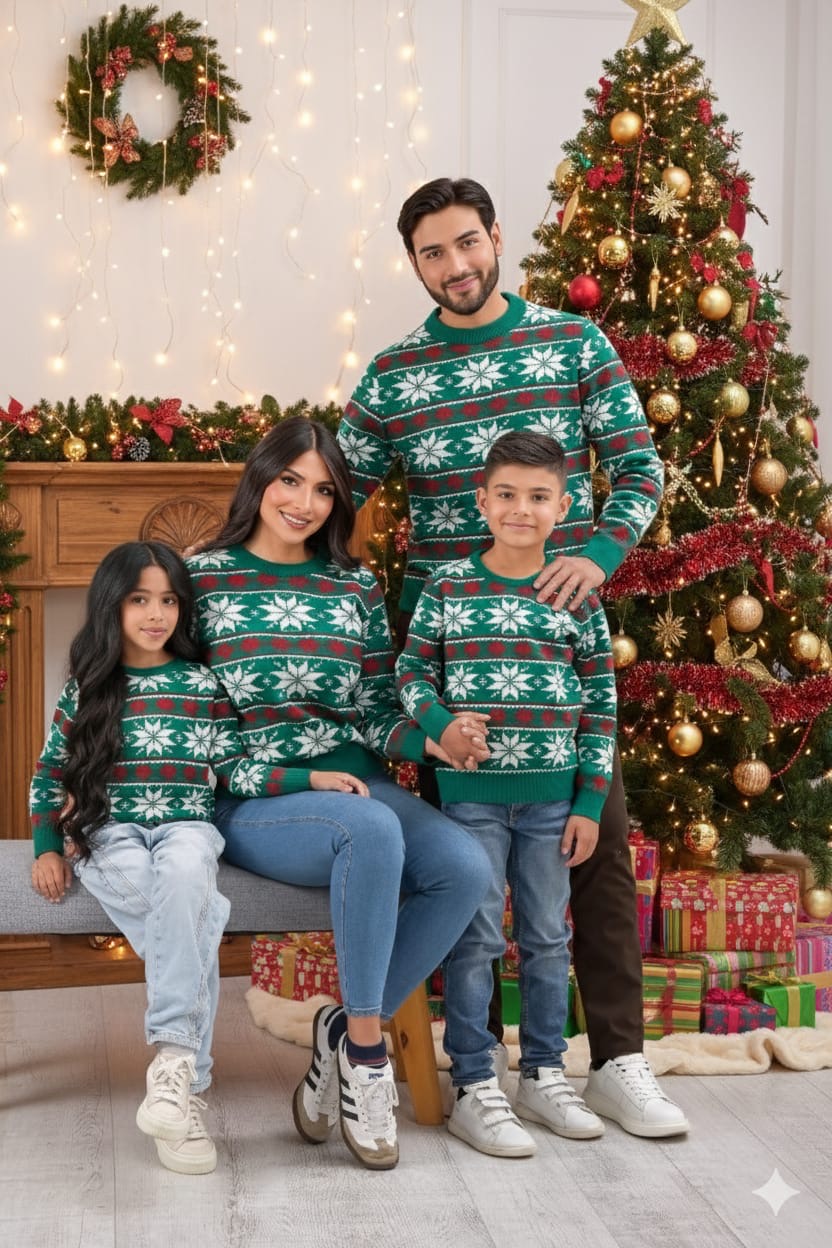 Sweater verde Copo Adulto