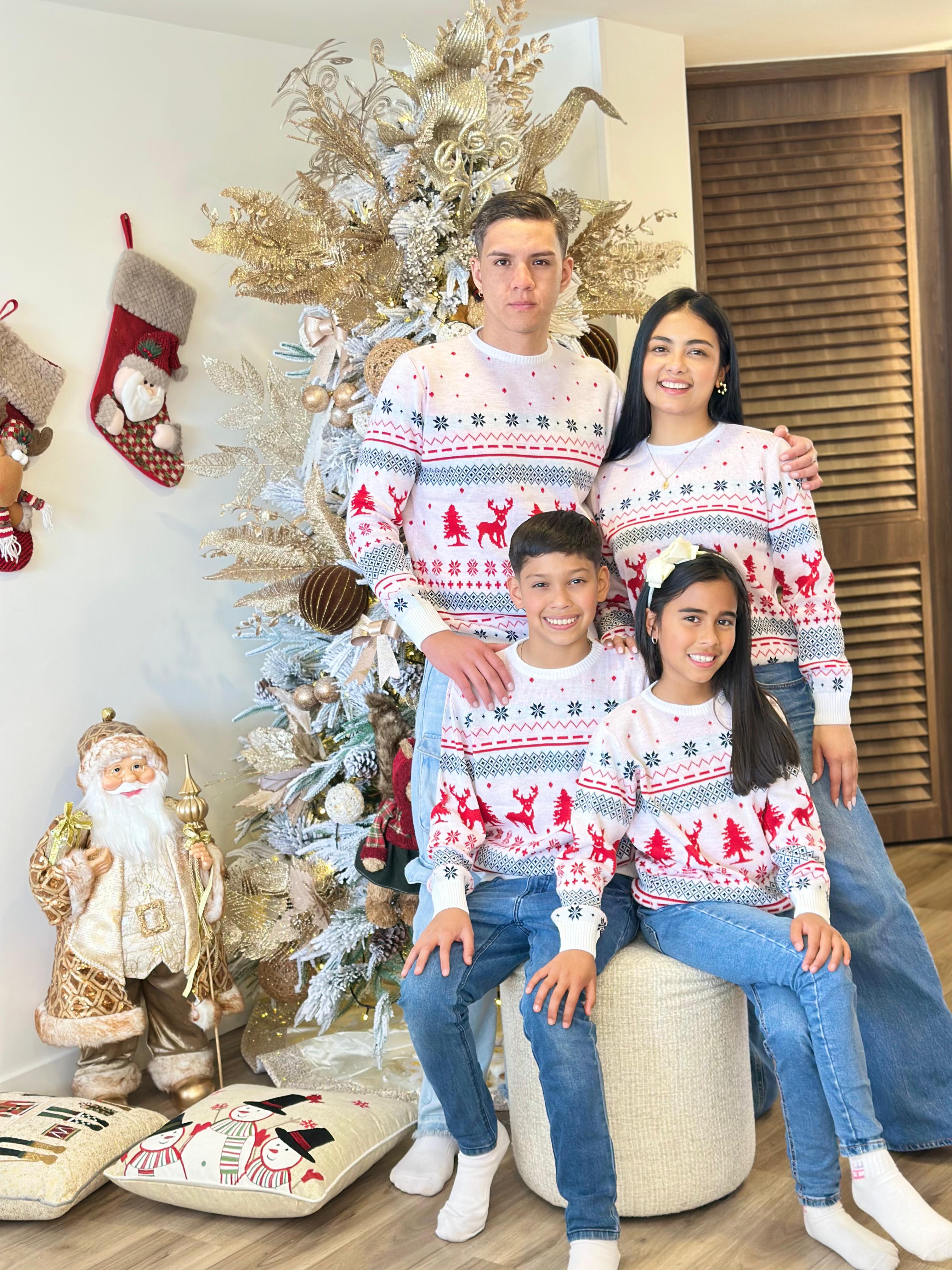 Sweater Christmas Blanco Adultos