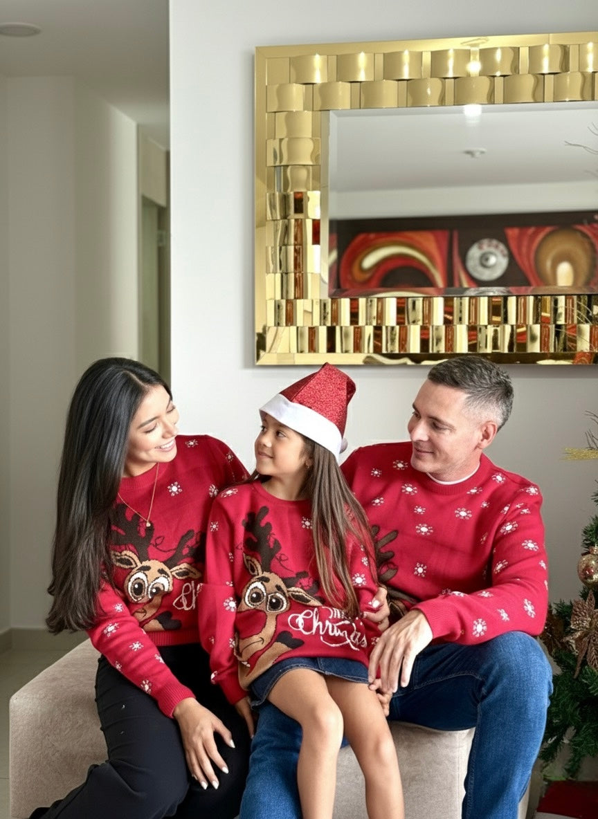 Sweater Reno Rojo Infantil