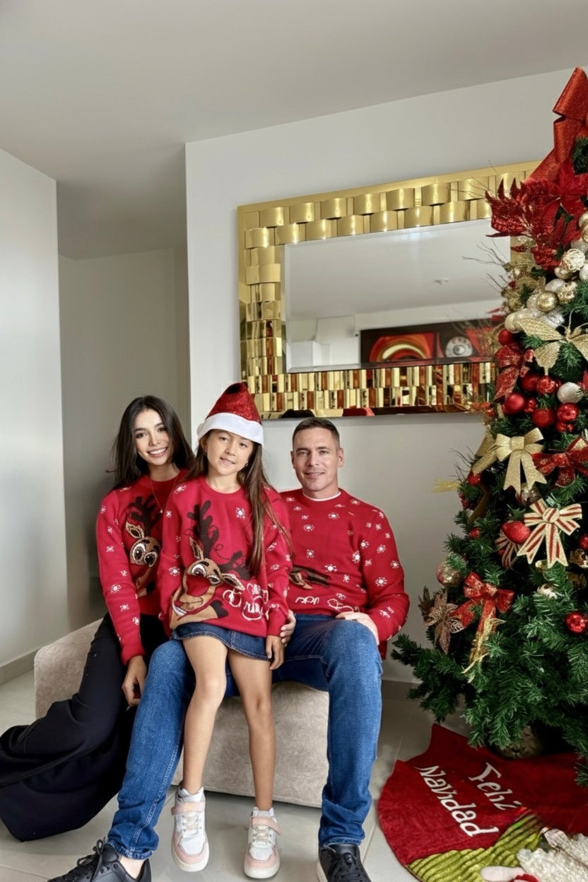 Sweater Reno Rojo Infantil