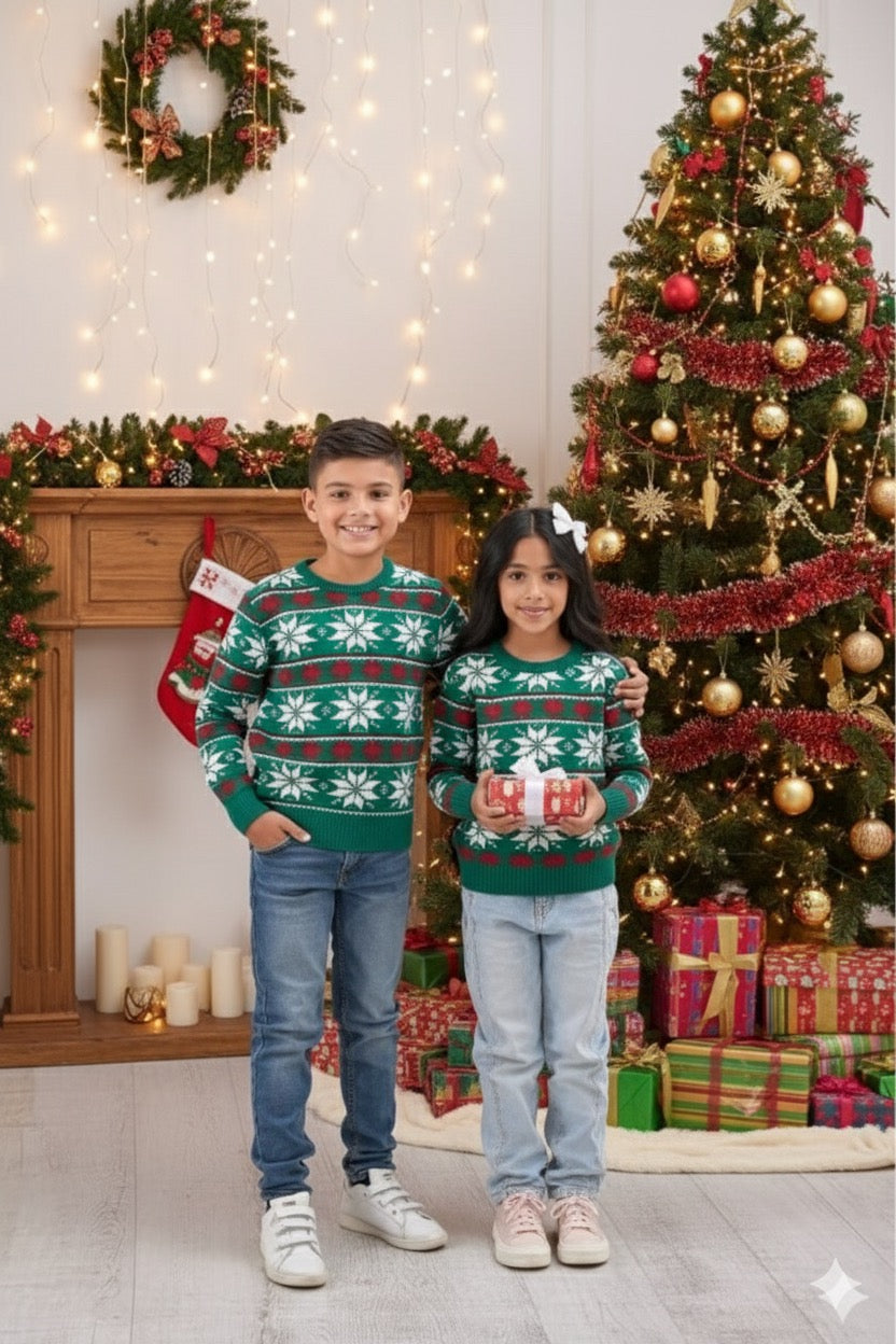 Sweater Verde Copo Infantil